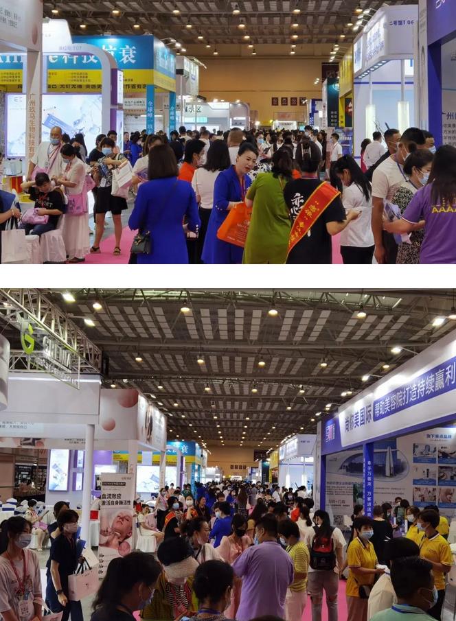 展會現(xiàn)場，往來行業(yè)人士比肩接踵